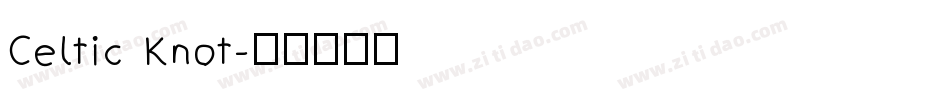 Celtic Knot字体转换
